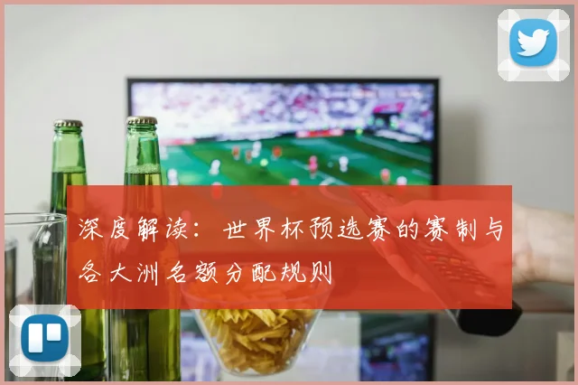 深度解读:世界杯预选赛的赛制与各大洲名额分配规则